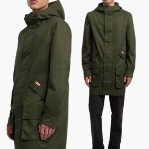 Hunter Downing Coated Cotton Hooded Rain Jacket